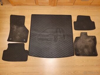 Univerzální gumová vana do kufru a gumové koberce