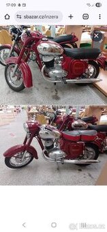 Prodám Jawa 250 "Panelka" + Jawa 350 "Kývačka"