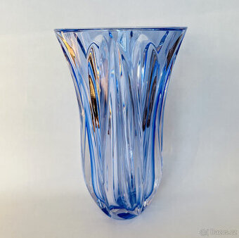 Nová křišťálová váza 28.5 cm, Bohemia Treasury 3.2kg