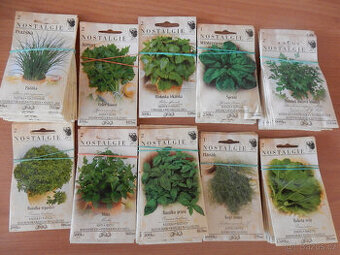 Semínka bylinek,listové zeleniny Moravoseed,Nostalgie