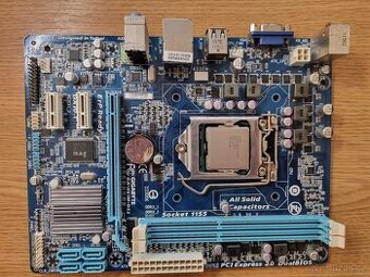 Základní deska Gigabyte GA-H61M-DS2 (s.1155) + CPU⭐
