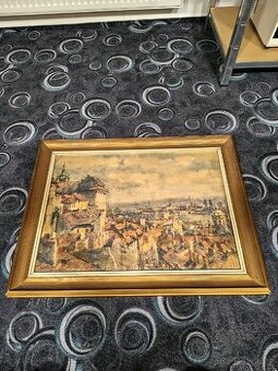 Obraz Jan Slavíček – Praha v létě