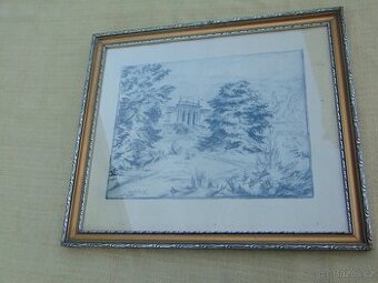 Obraz grafika V. Pukl