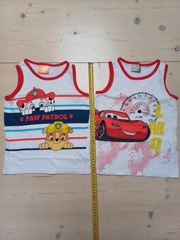 Tílka Patrola a Cars vel. 116 - 122