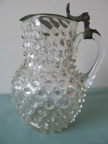 Skleněný džbánek s víkem +2 +1