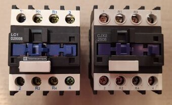 Stykače přepínací, reverzační 40A/11 kW -220V50Hz