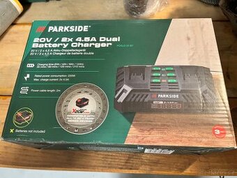 Parkside dvojitá nabíječka X20