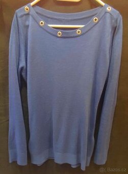 Dámský svetr, vel. M, tmavě modrý