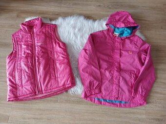 Vesta Wolf vel. 134 y šusťáková bunda vel. 140