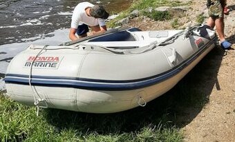 Gumový člun Honda Marine + motor Yamaha 5hp benzín
