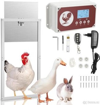 Automatická dvířka otevírání kurníku,kačen aj.