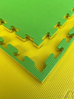 Tatami Champion puzzle žluto- zelená 105cm x 105cm x 3cm