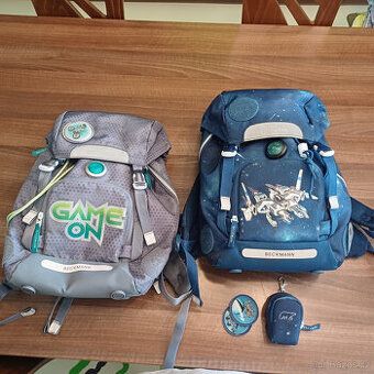 Školní aktovka / batoh Beckmann classic 22l ŠEDÝ