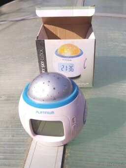 Relaxační budík Platinium MP-230 s projekcí hvězd