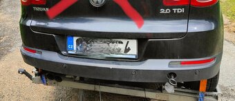 VW Tiguan zadní nárazník se senzory