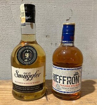 whisky Old Smuggler, Rum Hefron 5yo