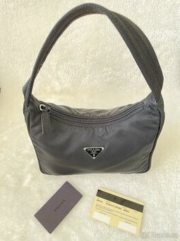 Originál PRADA M1019 Tessuto Sport, lehká kabelka s kartou