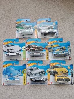 Hot wheels Porsche 911, BMW M3, Audi quattro, Volvo