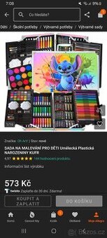 Stitch kufr - nová, originál zabalená kreativní sada