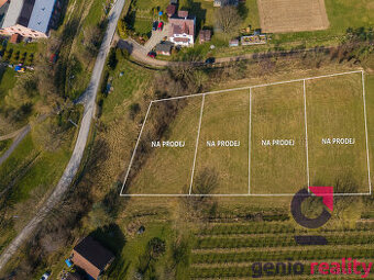 Stavební pozemek 1275 m² v obci Lužany u Jičína