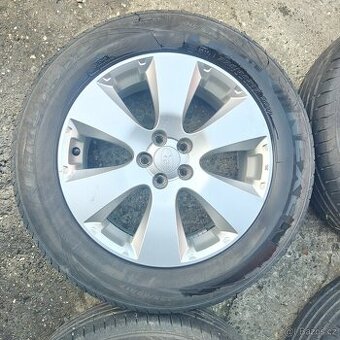 Hliníkové disky Subaru outback 5X100 7X17 Et48