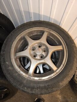 Alu disky Subaru 16x7JJ ET53 + zimní pneu 205/55 R16