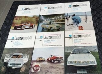 ČASOPIS AUTOMOBIL 1971, 12KS, ŠKODA 110 R, VAZ 2101, FIAT 12
