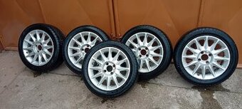 Alu kola 5ks 4x108 OE Ford s pneu 205/50R16 léto