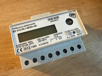 Podružný elektroměr 3-fázový 4-tarifní ZPA ED310