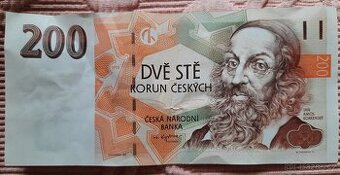 prodám 200 Kč bankovku, rok 1998 , série F67
