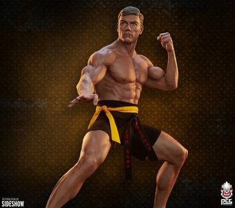 Socha Jean-Claude Van Damme jako Frank Dux z Krvavého sportu