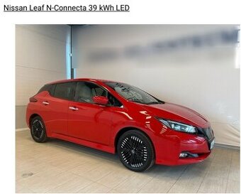 Nissan leaf 110kw baterie 40kw 2024