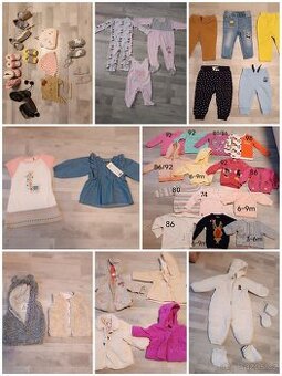 Velký balík oblečení 6-12m jaro/podzim/zima