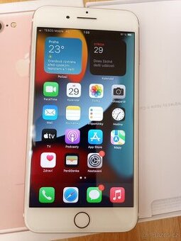 Apple iPhone 7 plus Rose Gold 128GB baterie 100%