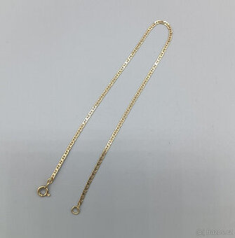 Zlatý náramek 1,95g, 14 kt, 585/1000, délka 22,5 cm