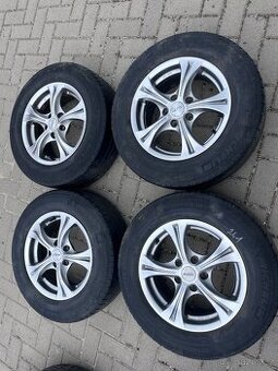 4x alu disky 5x112 R15, letní pneu
