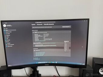 Samsung Odyssey G55C 27" (165Hz, QHD) + rameno Stell