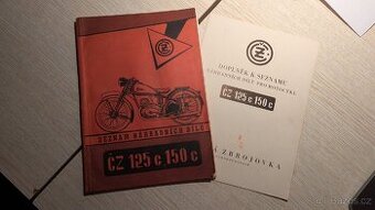 Seznam náhradních dílů ČZ 125 c, 150 c