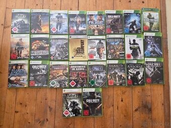 Hry Xbox 360 - 21 kusů - POZOR německá lokalizace
