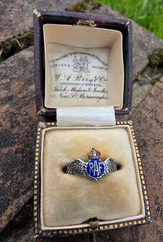 RAF WW2 Sterling Silver. The Women's Auxiliary Air Force (W