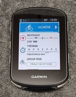 Mapový cyklocomputer s GPS Garmin Edge 540, nepoužitý
