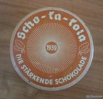 Scho-ka-kola - origo.krabička,stereo 3D brýle wehrmacht