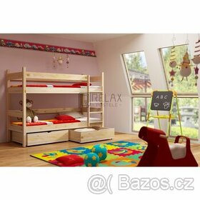 Dětská patrová postel s úložným prostorem