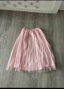 Růžová sukně značka reserved vel. 146 - 1