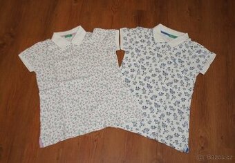 Dívčí polo trička Benetton - vel. 140