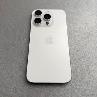 iPhone 15 Pro 256GB, 100% baterie, 12 měsíců záruka