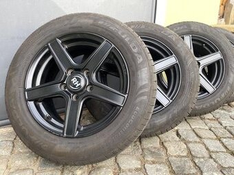 Alu kola RH 5x100 R15 pneu 195/65 DOT22