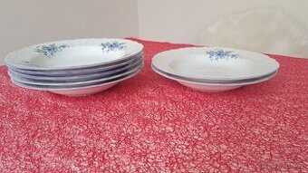 Originál Bernadotte Thun – porcelánové talíře hluboké, 7ks