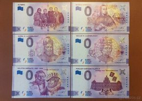 0 Euro bankovky - Olympic, Němcová... UNC