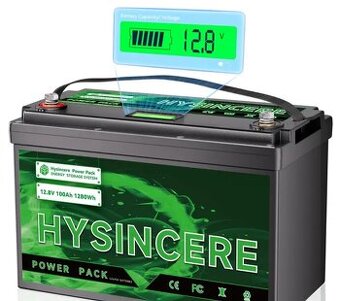 Akumulátor - baterie 12V 100Ah  BMS lifepo4